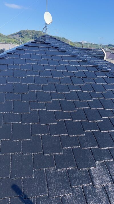 静岡県牧之原市・H様邸　雨漏り補修(コーキング工事・屋根塗装) (8)