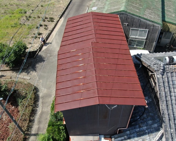 静岡県掛川市・M様邸　2軒分の雨漏り補修(SGLカバー工法) (10)