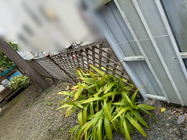 焼津市_D様_フェンス設置_施工前7