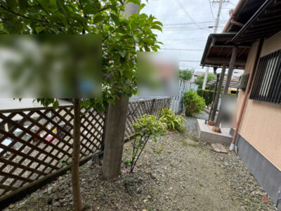 焼津市_D様_フェンス設置_施工前5