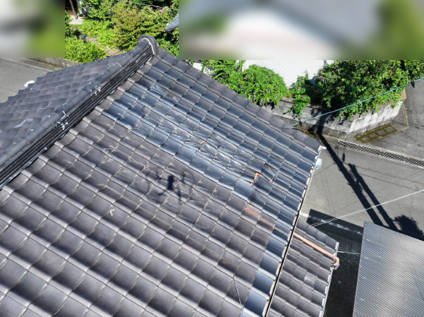 焼津市T様tokai_瓦並べ直し施工前