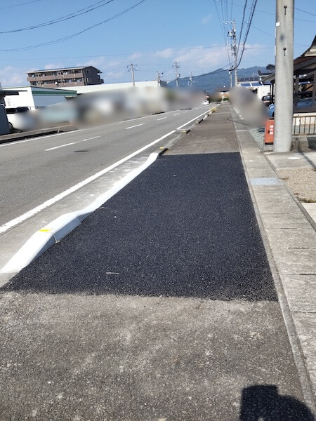 藤枝市歩道切り下げ施工後2