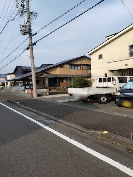 藤枝市歩道切り下げ施工前2