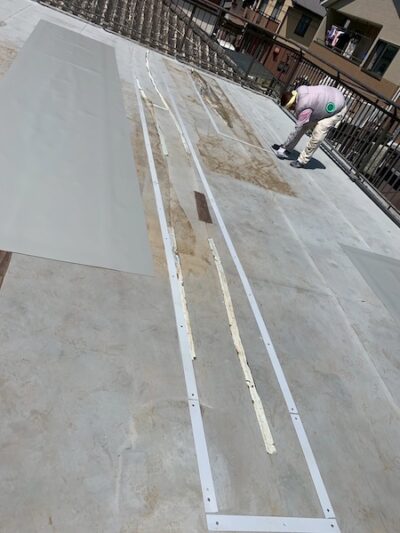 吉田町雨漏り補修板金設置_tokai