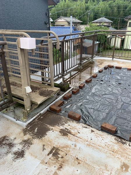 吉田町雨漏り補修施工前4_tokai