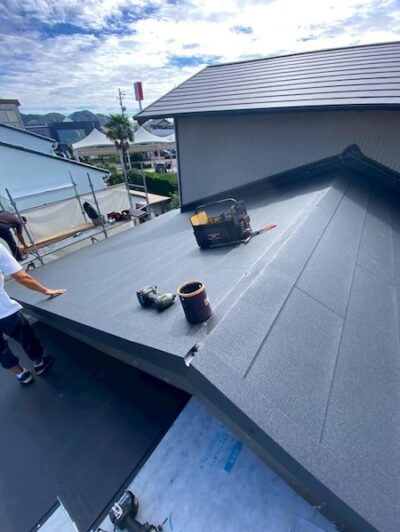 牧之原市T様瓦屋根補修施工中17_tokai