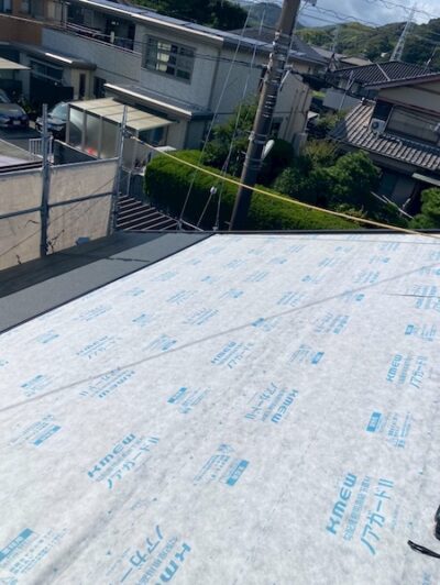 牧之原市T様瓦屋根補修施工中14_tokai