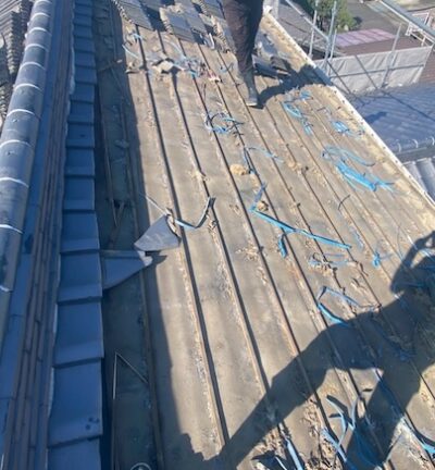 牧之原市T様瓦屋根補修施工中2_tokai