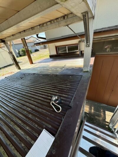 吉田町倉庫屋根補修施工前1_tokai