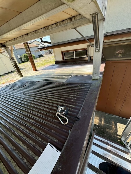 吉田町倉庫屋根補修施工前1_tokai