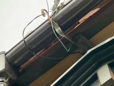 牧之原市A様雨樋補修前_tokai