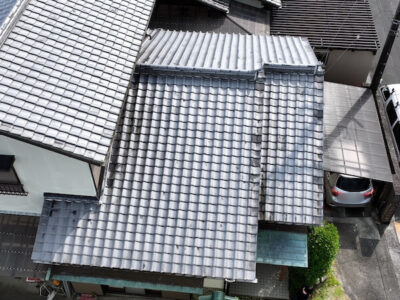 牧之原市T様瓦屋根補修施工前2_tokai