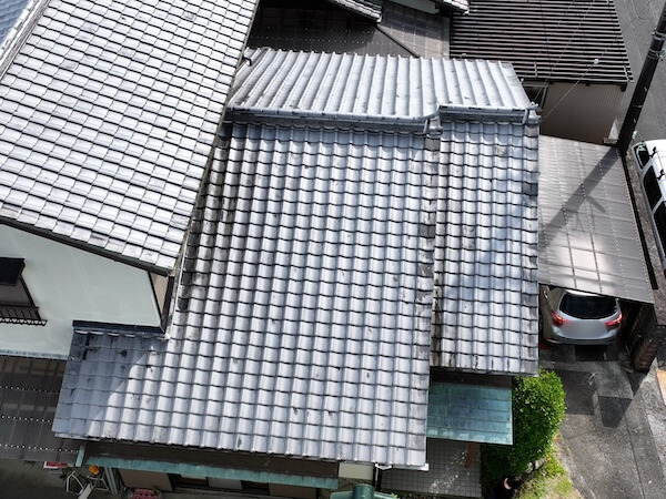 牧之原市T様瓦屋根補修施工前2_tokai