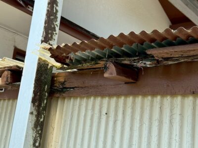 吉田町倉庫屋根補修施工前3_tokai