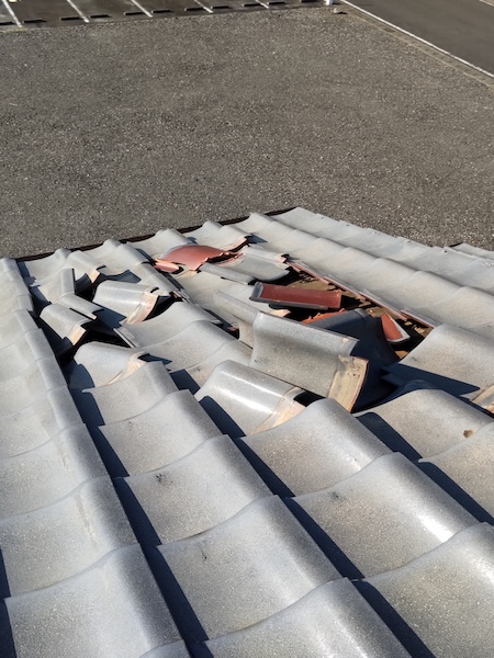 焼津市E様屋根復旧前3