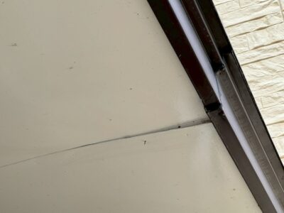 焼津市U様邸霧除外壁補修工事2