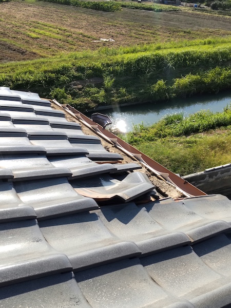 焼津市E様屋根復旧前6