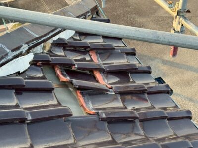 台風強風被害_瓦②