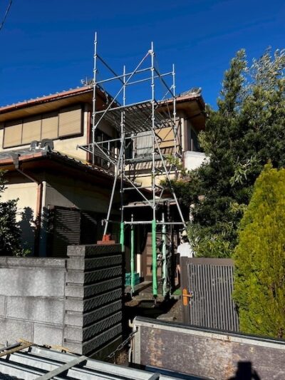 焼津市A様邸 足場設置