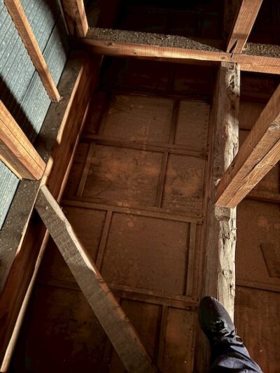 焼津市U様邸霧除外壁補修工事1