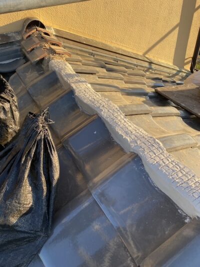 焼津市E様 棟部分復旧の様子