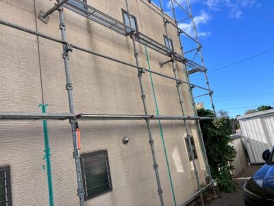 藤枝市E様邸_施工中外壁全体