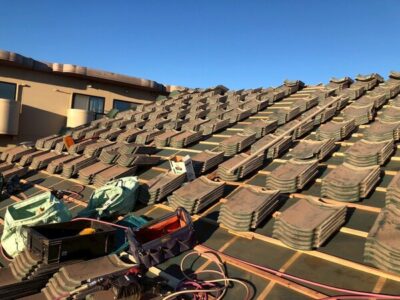 静岡県焼津市U様邸_葺き戻し作業