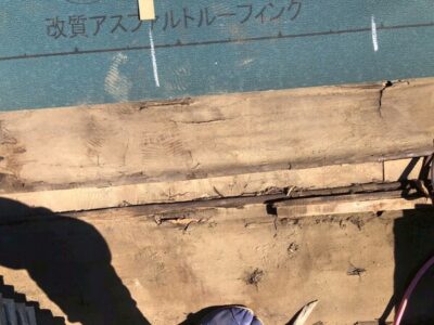 静岡県焼津市U様邸_新ルーフィング施工中