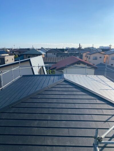 焼津市O様邸_施工後屋根全体