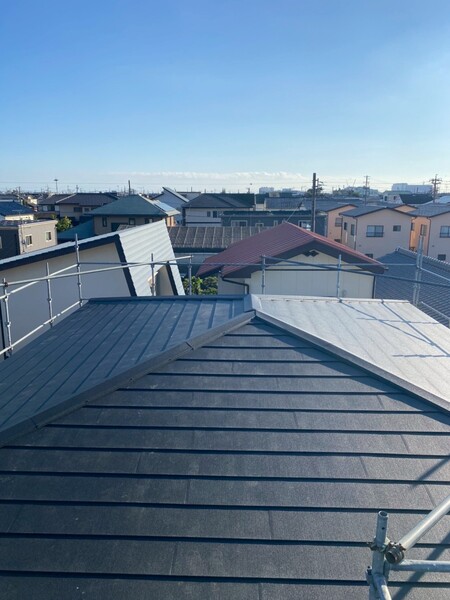 焼津市O様邸_施工後屋根全体