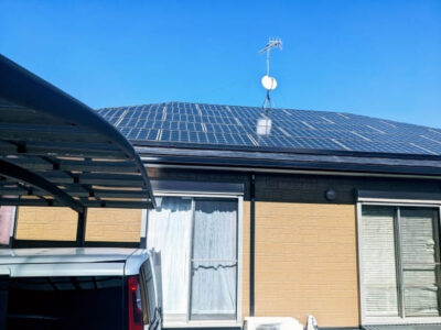 静岡県焼津市_屋根点検_太陽光パネル
