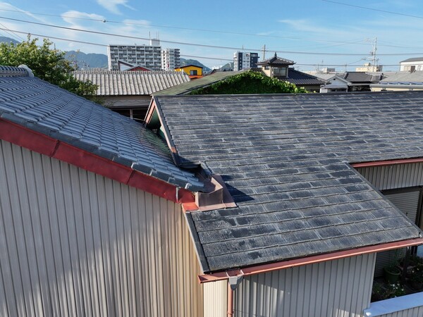 焼津市O様-屋根リフォーム-施工前の様子