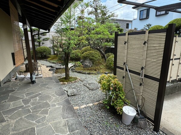 焼津市I様-外構工事-現地調査庭
