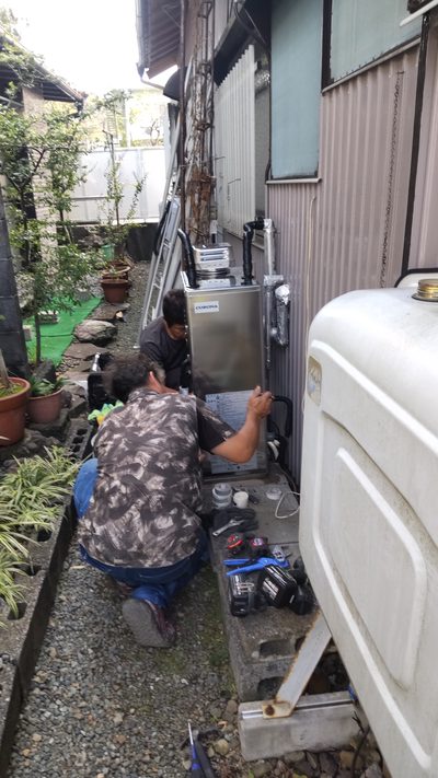 灯油給湯器交換
