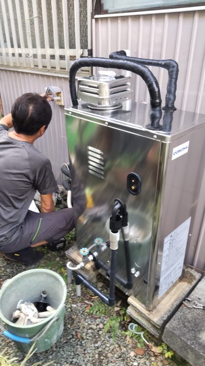 灯油給湯器交換