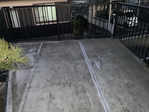 島田市駐車場雨漏り_施工前